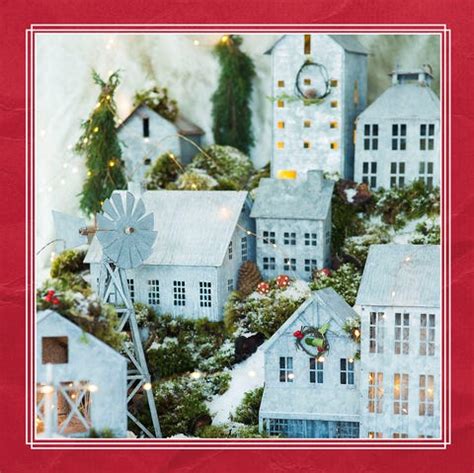 metal christmas village houses|christmas village clearance sale.